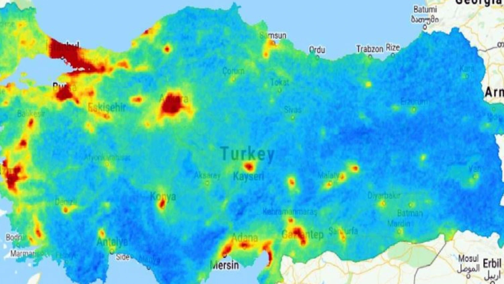 Türkiye'de havası en kirli iller belli oldu – Listede Kayseri de var mı?