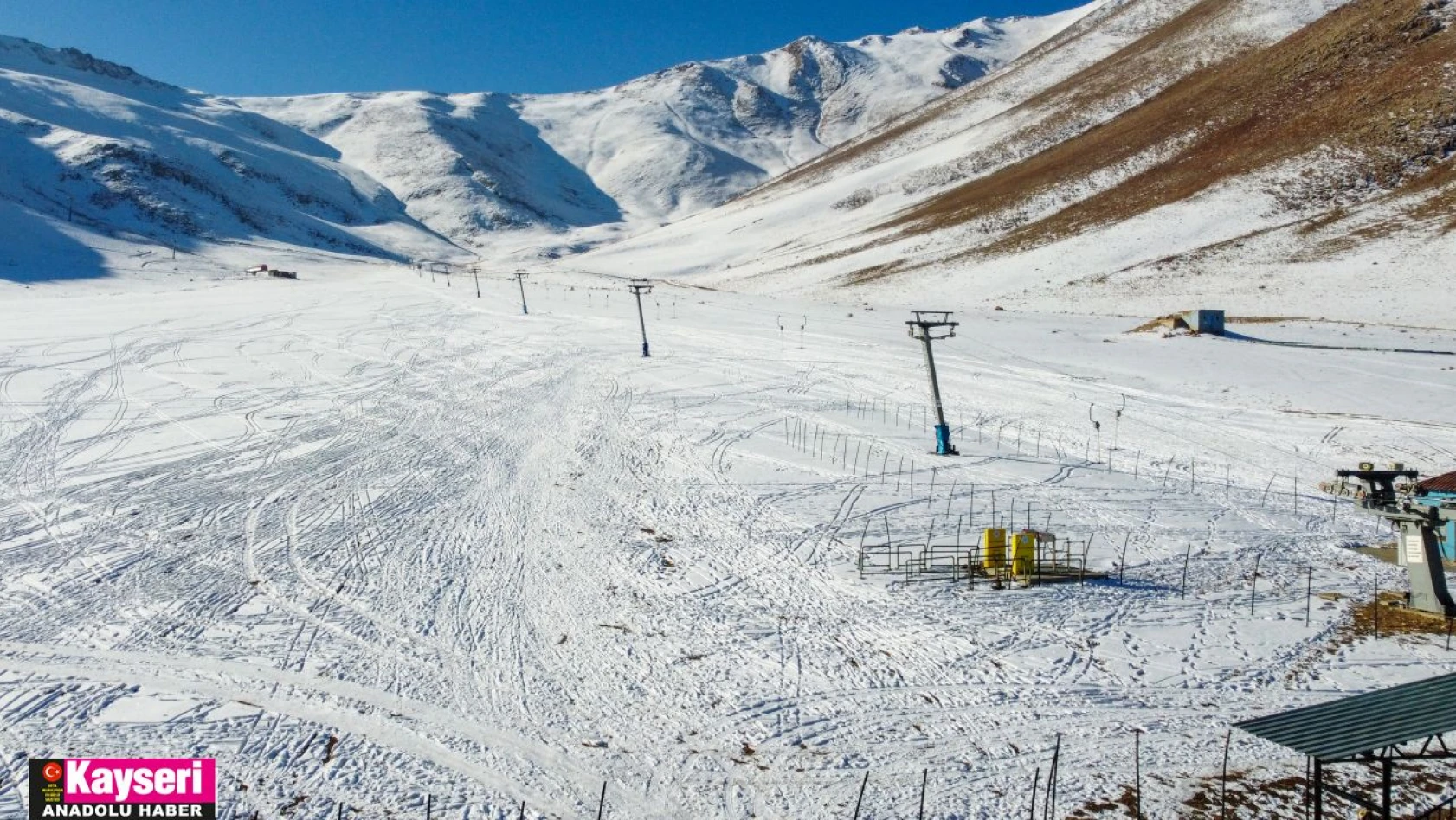 Van'da kar yağmayınca kayak sporcuları Kayseri'ye gönderildi