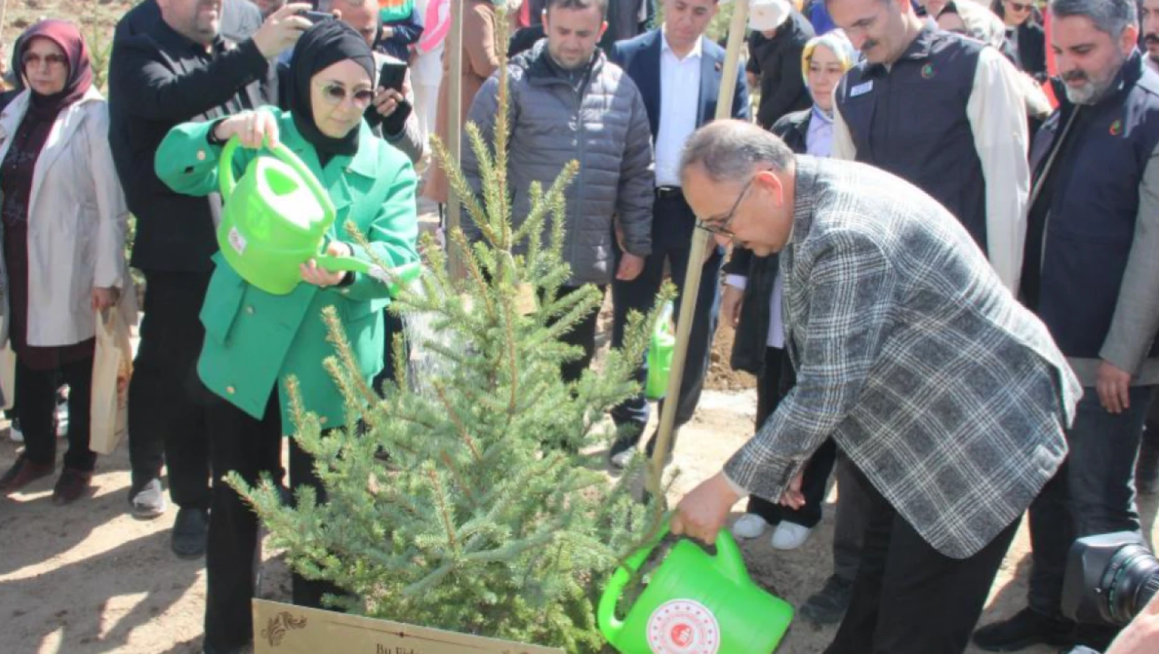 Bakan Özhaseki ağaçlandırma töreninde konuştu - 485 liralık dev desteği de duyurdu!