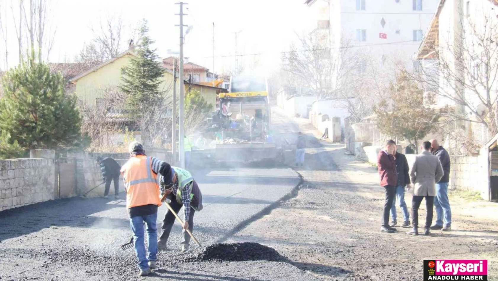 Bünyan'da asfalt çalışmaları devam ediyor