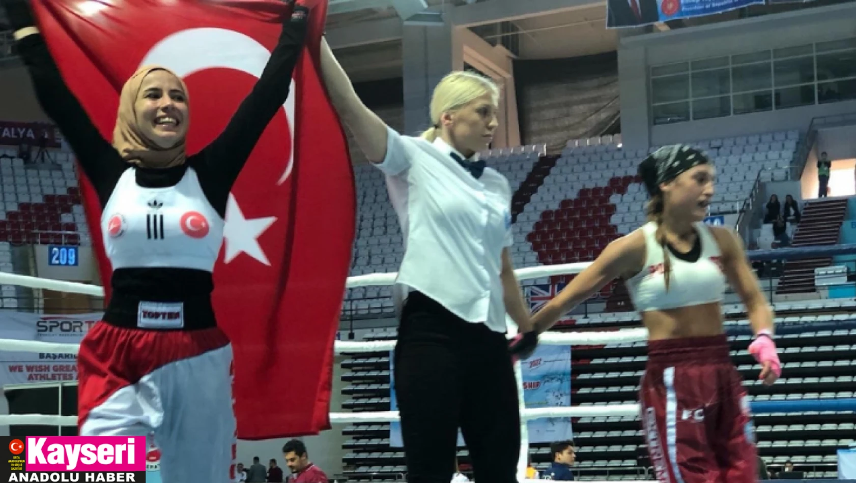 Büyükkılıç'tan Avrupa Şampiyonu Hançer'e tebrik