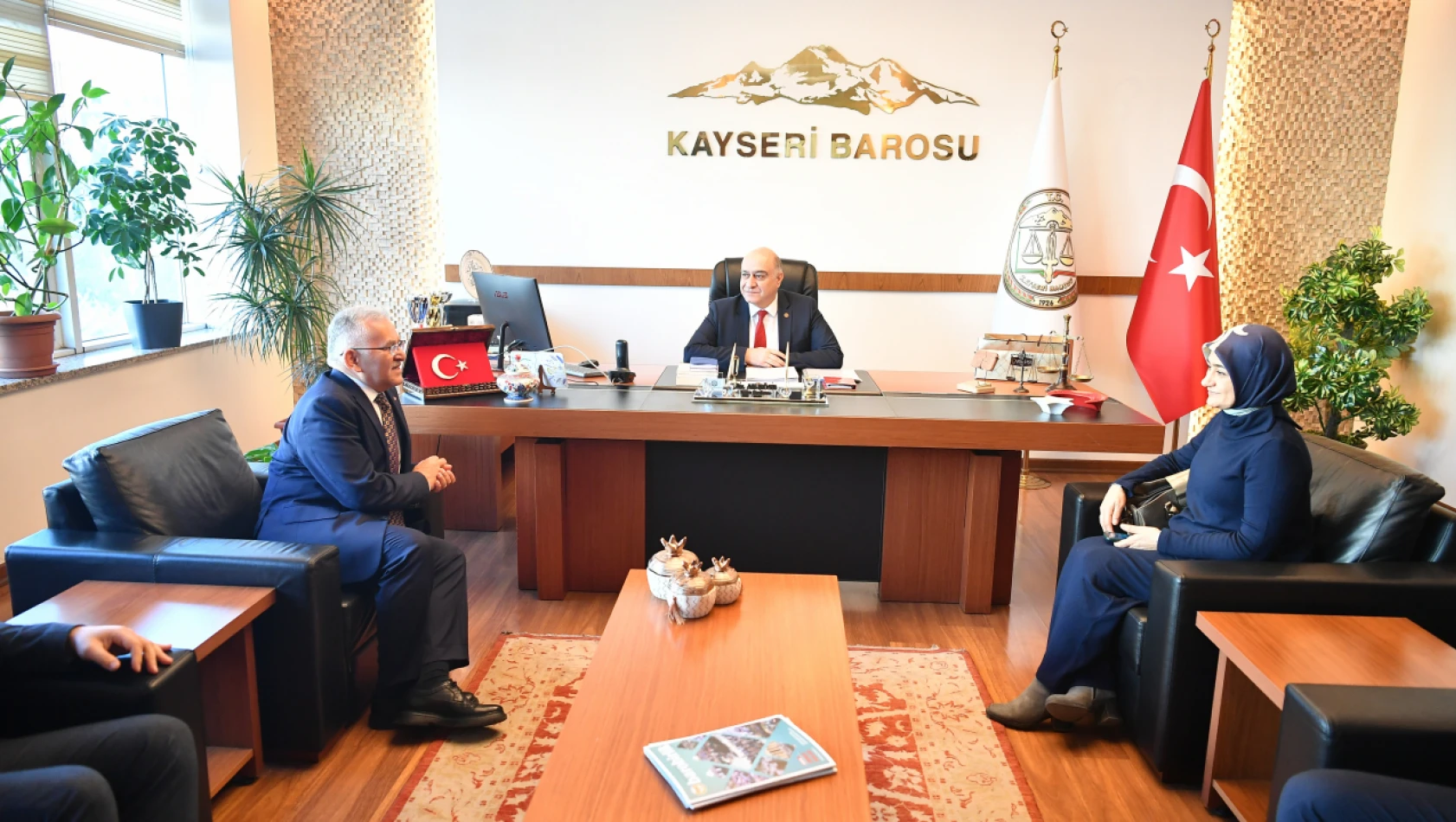 Büyükkılıç'tan Baro Başkanı Köse'ye ziyaret