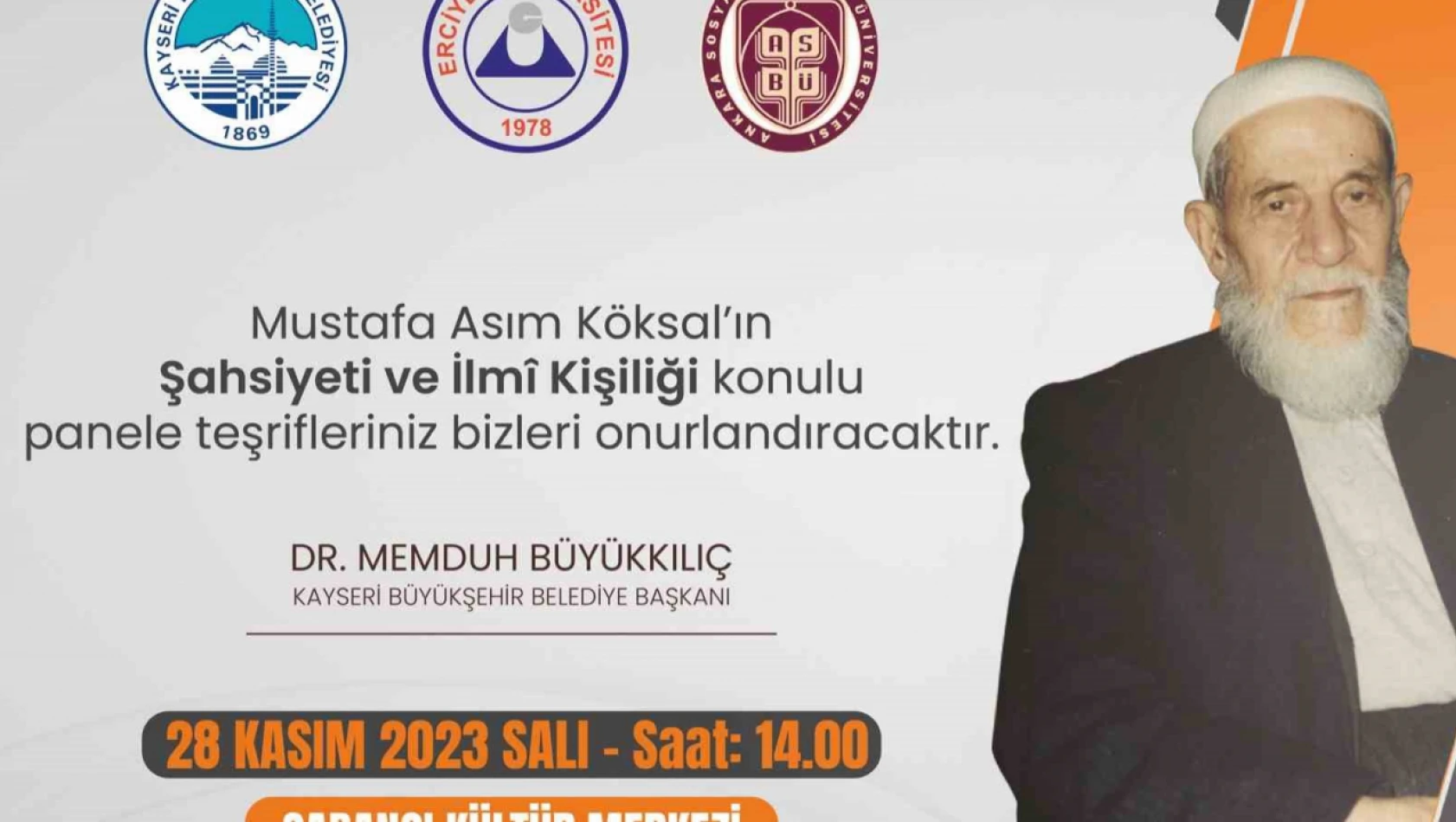 Büyükşehir Mustafa Asım Köksal'ı Unutmadı