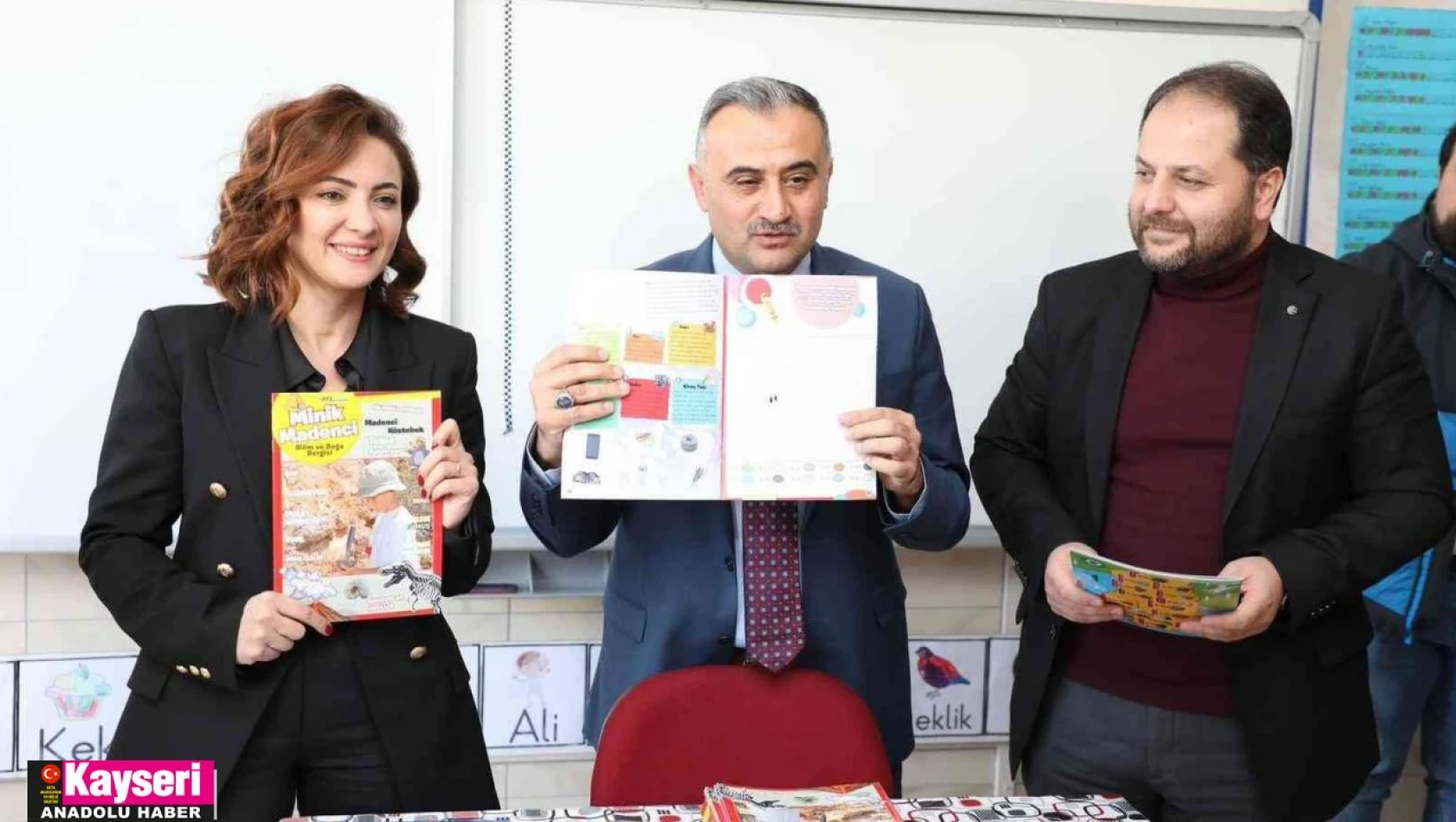 İlköğretim öğrencilerine dergi hediyesi