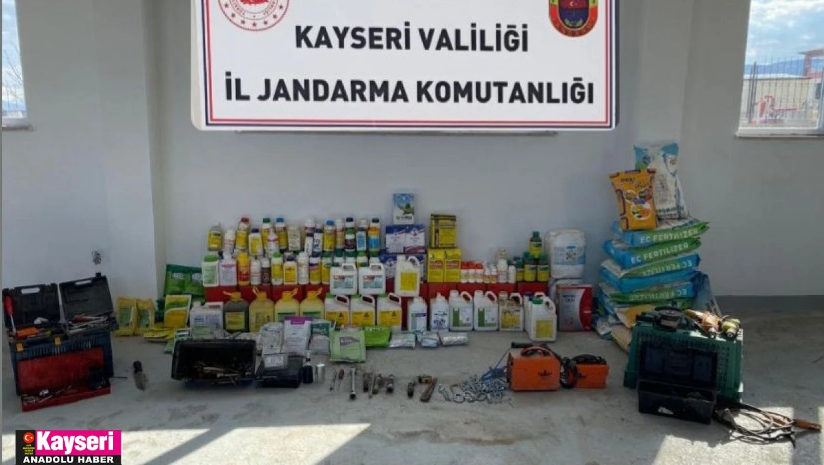 Jandarma 14 faili meçhul hırsızlık olayını aydınlattı