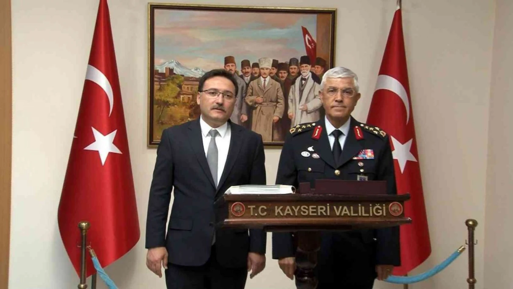 Jandarma Genel Komutanı Orgeneral Çetin'den Vali Çiçek'e ziyaret