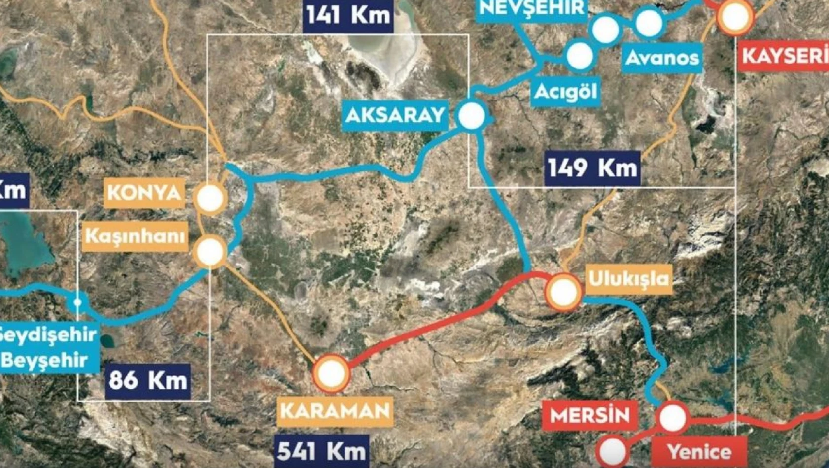Kayseri-Antalya hızlı tren projesinin tarihi belli oldu - Ne zaman bitecek?