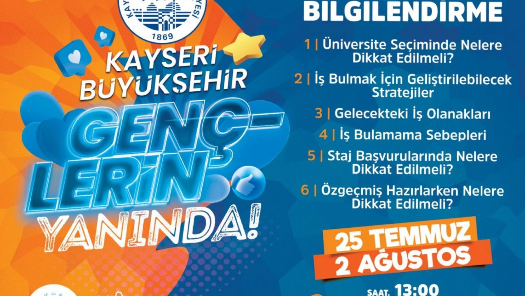Kayseri'de gençlere özel konferans