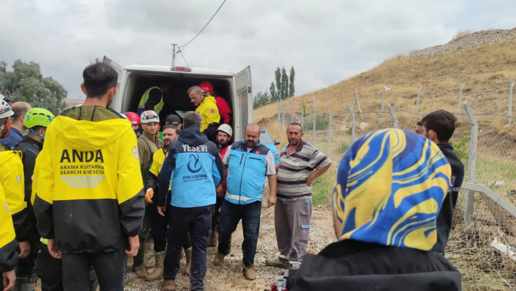 Kayseri'deki Selde Kaybolan Kişinin Cansız Bedenine Anda Ekibi Ulaştı