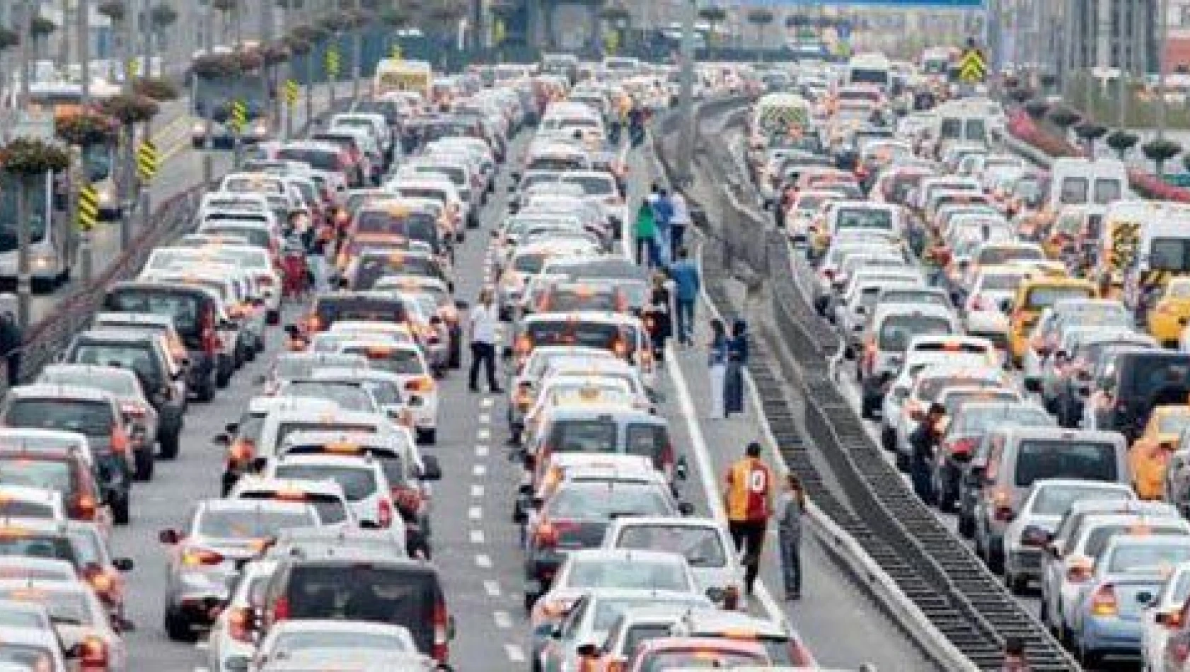 Kayseri'de araç sayısı arttı