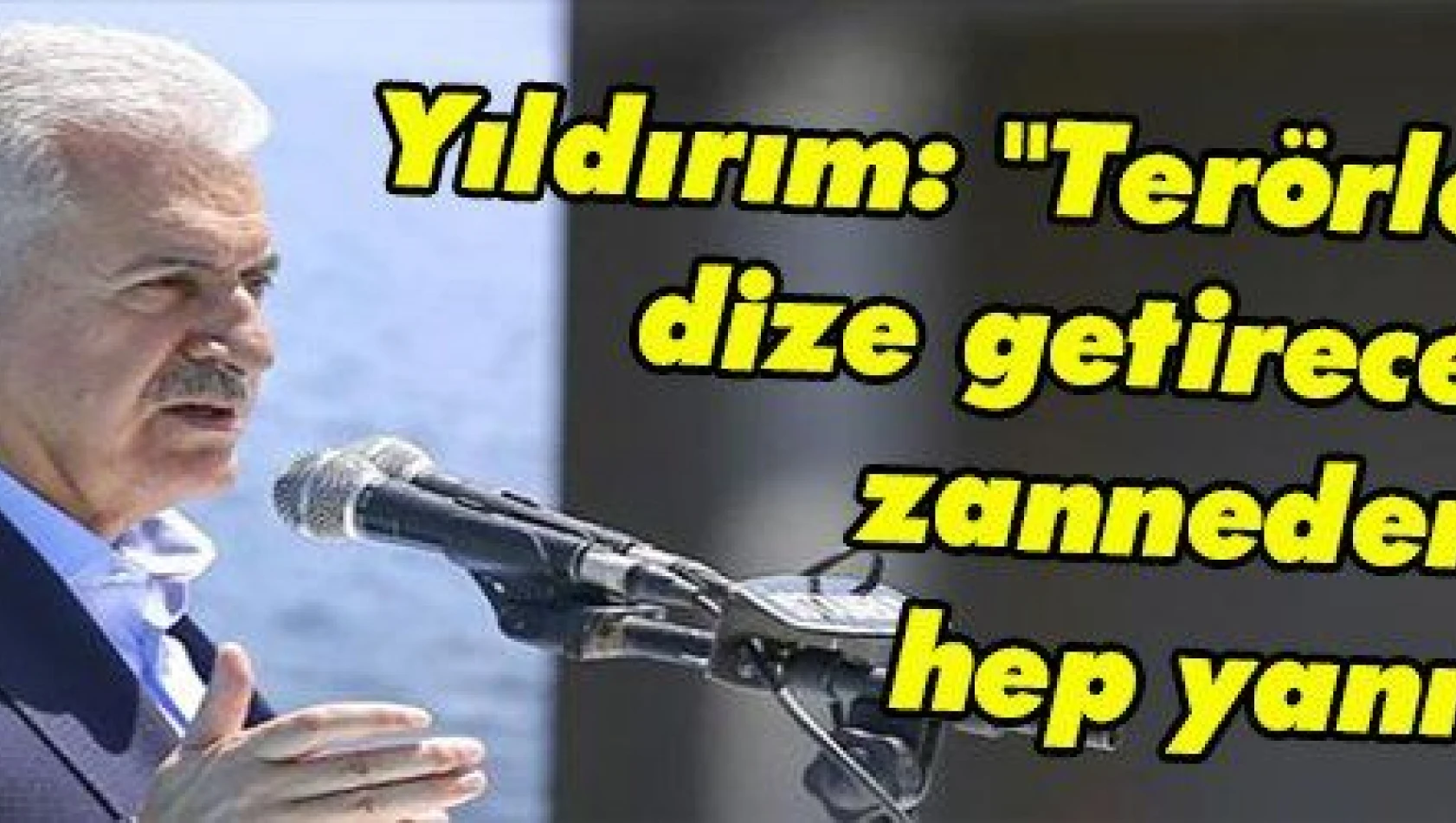 'Terörle bu milleti dize getireceklerini zannedenler hep yanıldı'   