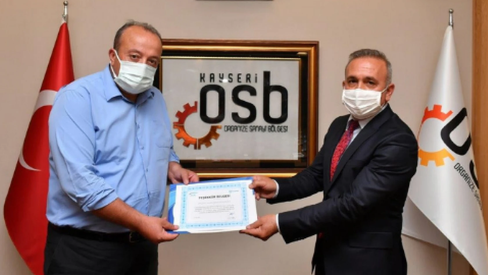 SGK'dan Kayseri OSB'ye teşekkür