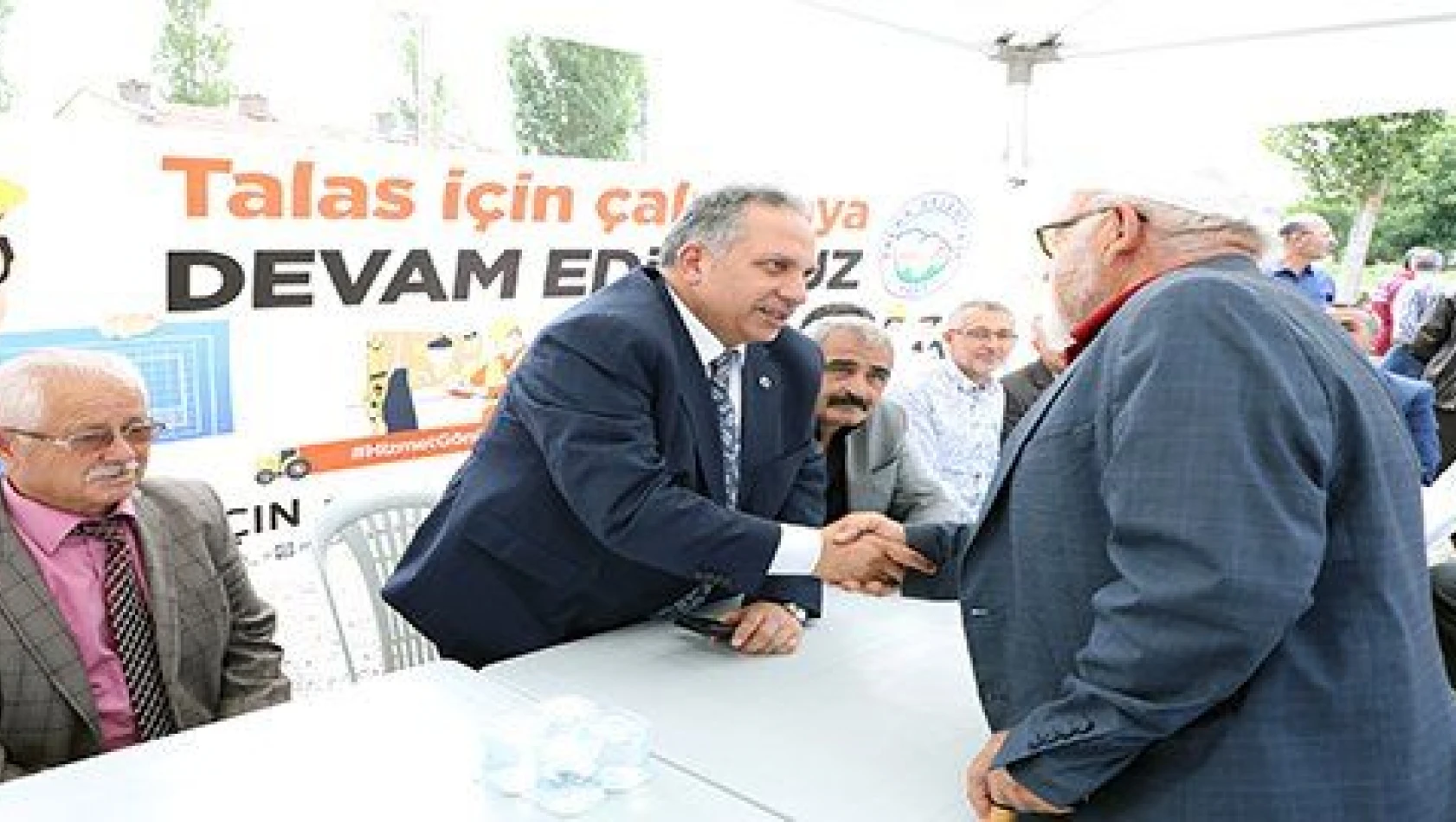 TALAS BELEDİYESİ'NDEN ÖRENCİK'E HİZMET ÇIKARMASI