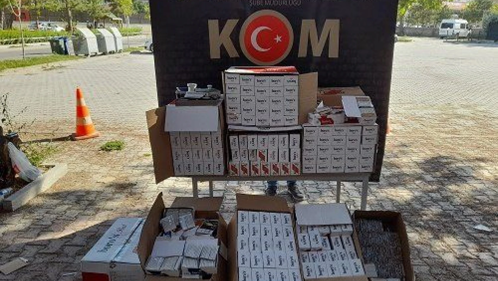 Kayseri'de 35 kilo kaçak tütün ele geçirildi