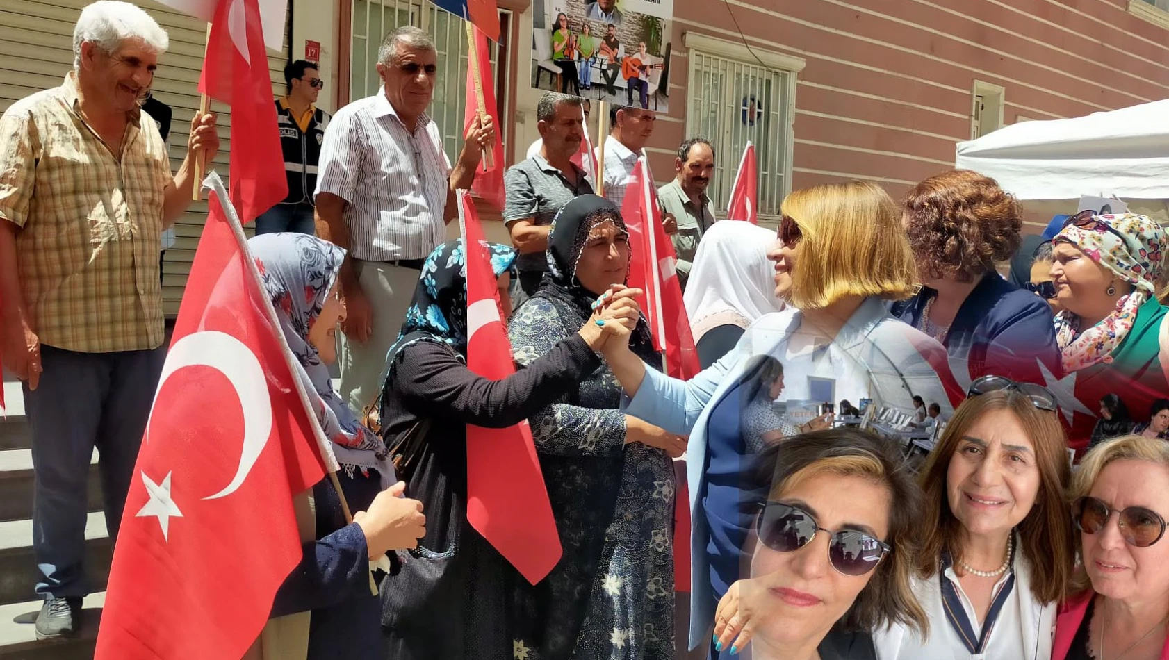 Kadın muhtarlar Diyarbakır Anneleri'ni ziyaret etti