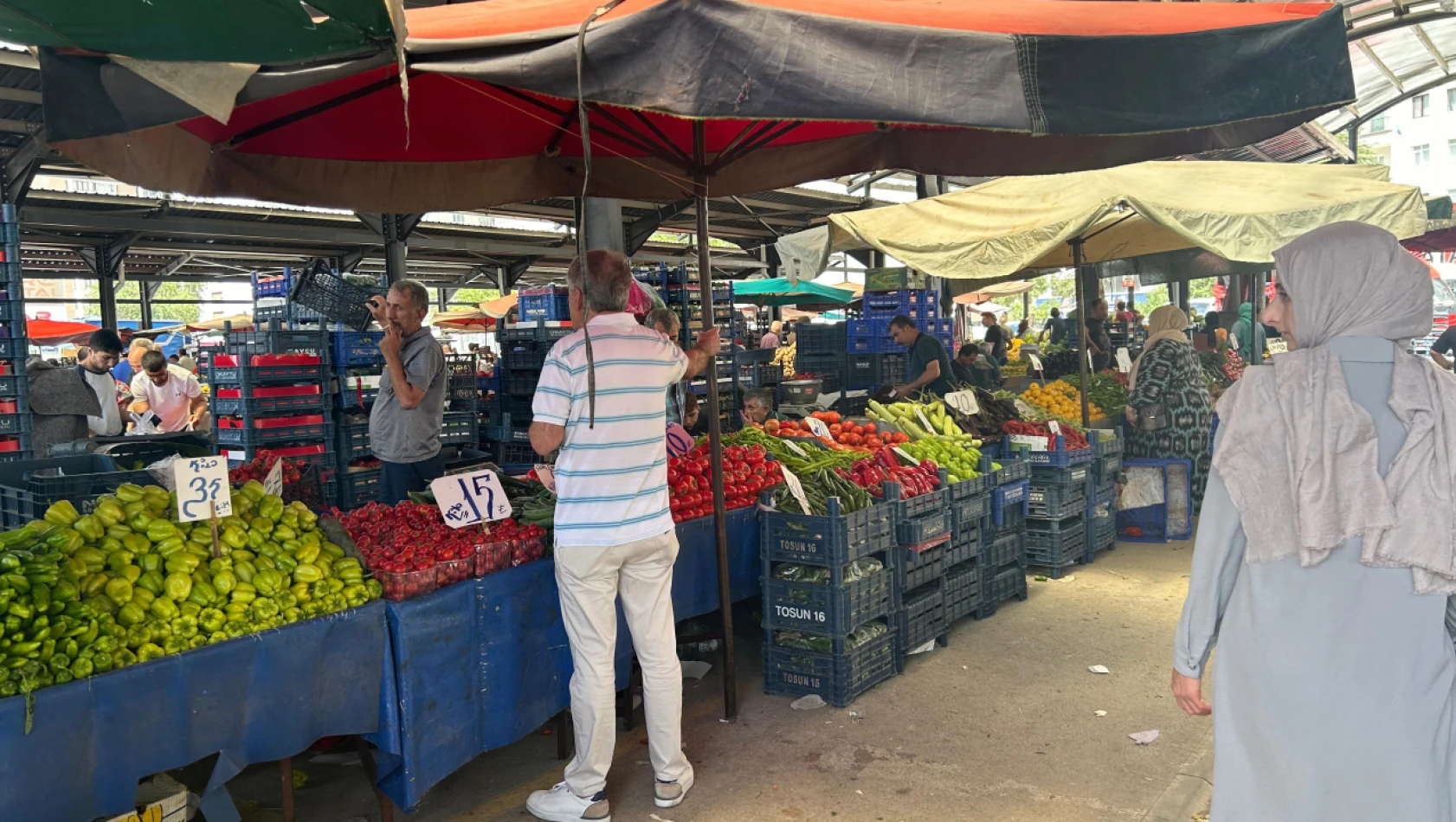 Kayseri Hal'inde Meyve-Sebze Fiyatları