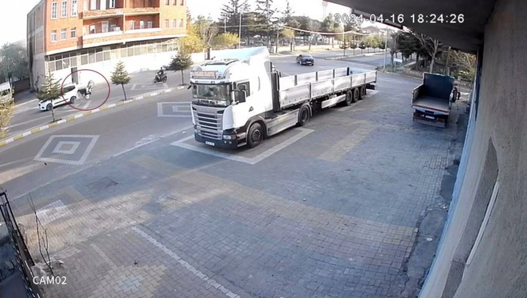 Nevşehir'de Motorsiklet Kazası Kameralarda!