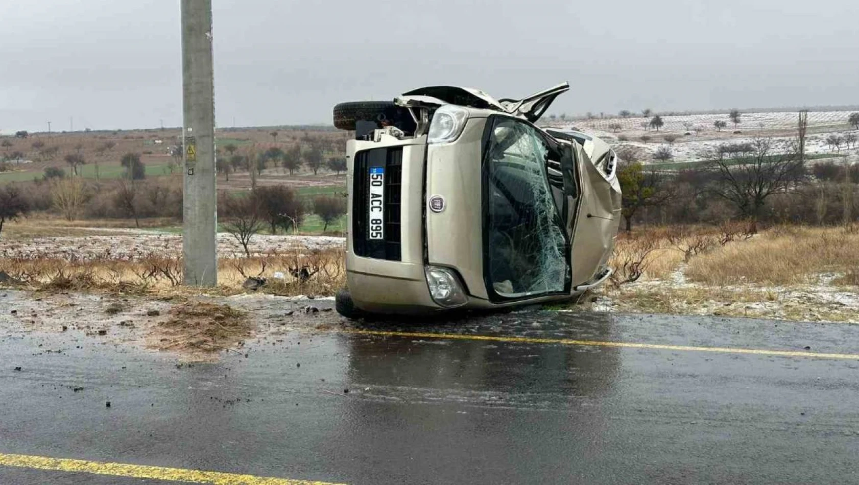 Nevşehir'de kaza: 1 yaralı!