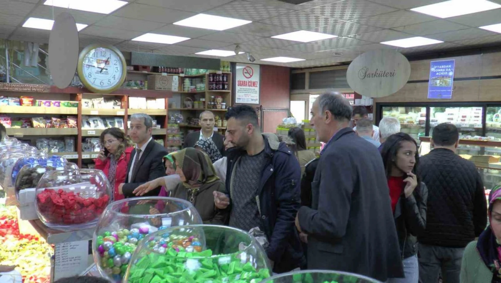 Bayram öncesi şekercilerde yoğunluk oluştu