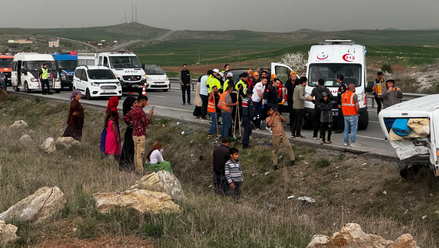 Sivas'ta trafik kazasında 10 kişi yaralandı