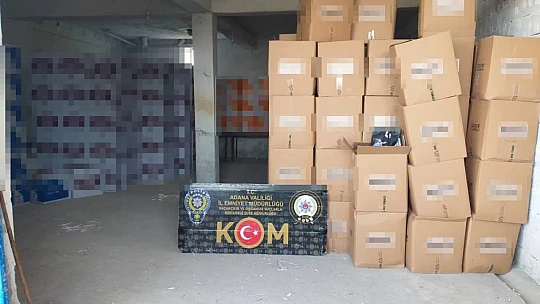 59 milyon kaçak makaron ele geçirildi
