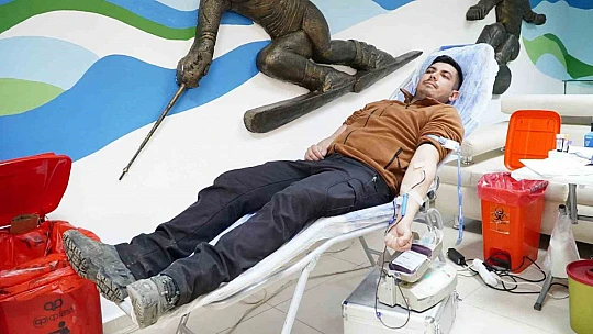 Erciyes'den Kızılay'a kan desteği