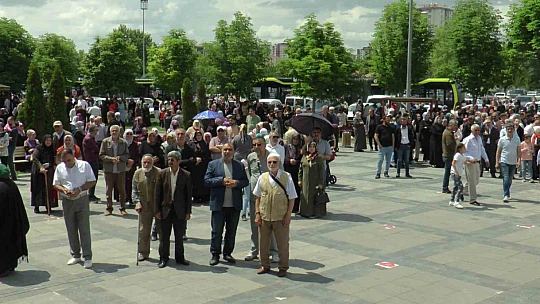 Kayserili hacı adayları dualarla uğurlandı