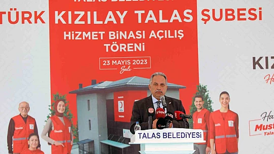 Başkan Yalçın,' İyiliğin amiral gemisi Talas'a demir attı'