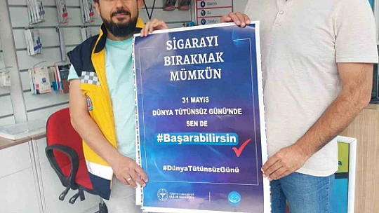 Dünya Tütünsüz Günü'nde anlamlı çalışma