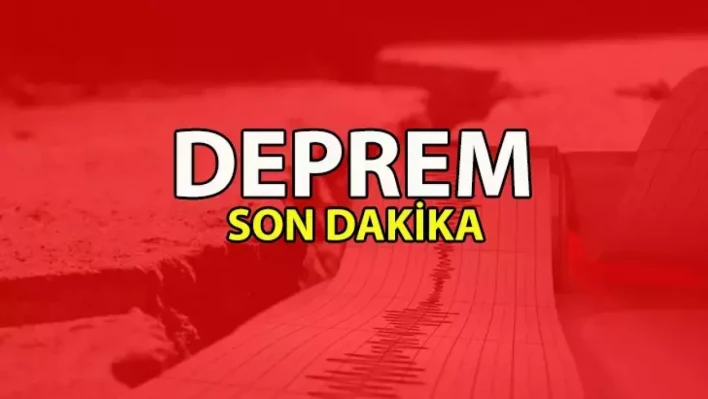 5 büyüklüğünde deprem Kayseri'den hissedildi!