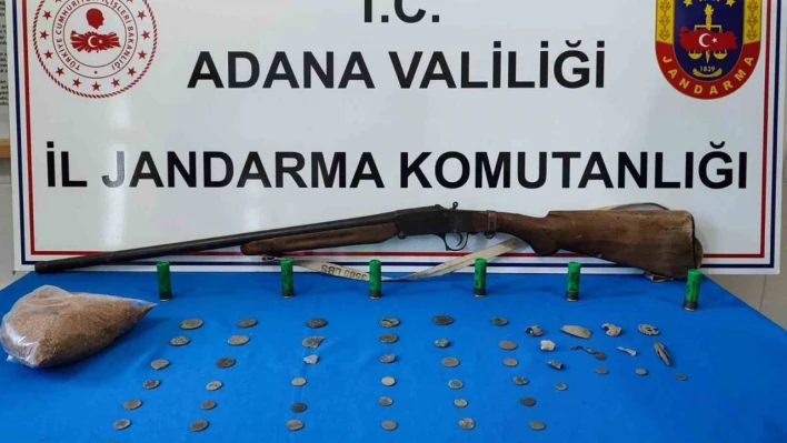 Adana'da Roma dönemine ait 46 sikke ele geçirildi