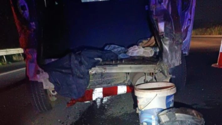 Adana'da trafik kazası: 1 kişi hayatını kaybetti...