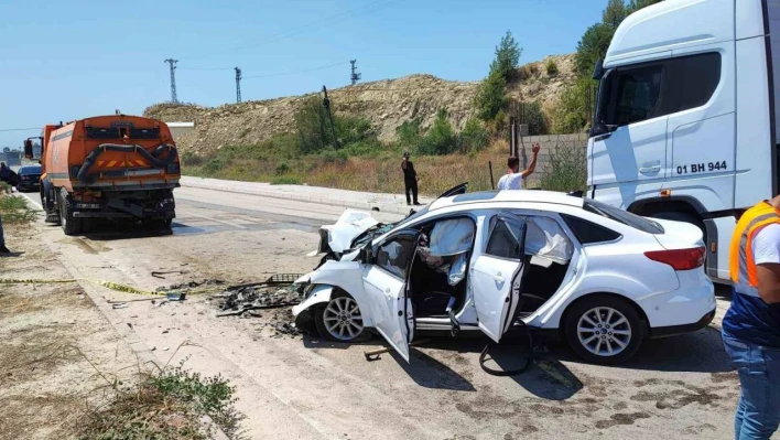 Adana'da trafik kazası: 1 ölü, 3 yaralı