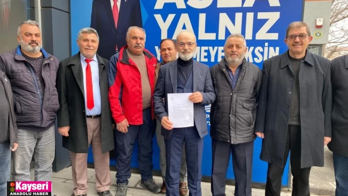 AK Parti Kayseri'de ilk başvuru DUYKON'dan