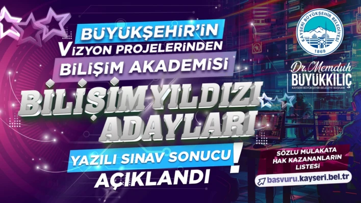 Bilişim Akademisi sonuçları açıklandı