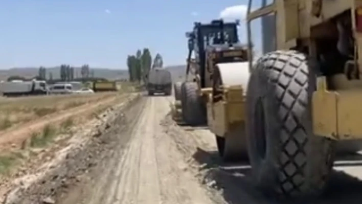 Bünyan'da Yol Çalışması Başladı