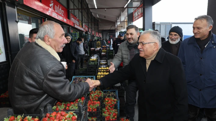 Büyükkılıç, esnaf ziyaretlerini sürdürüyor!