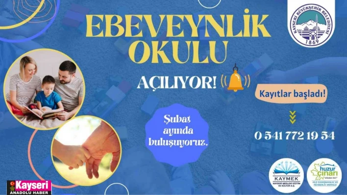 Büyükşehir'den 'ebeveynlik' okulu