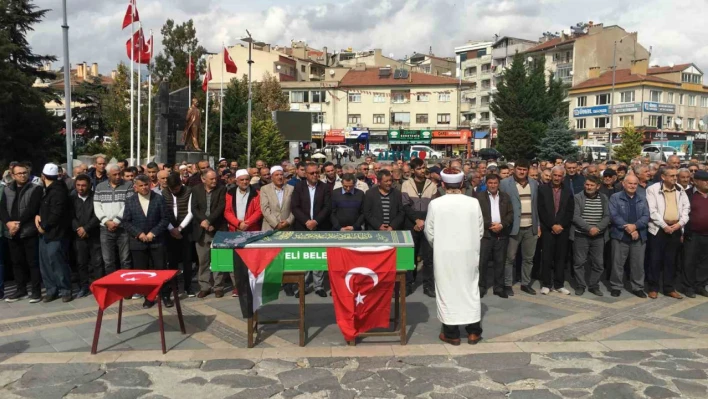 Develi'de Filistin için gıyabi cenaze namazı kılındı