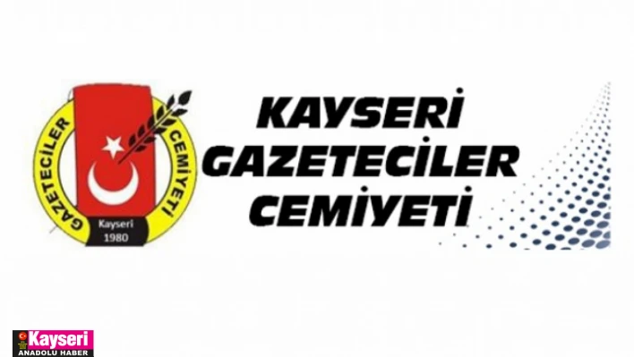 Gazeteciler Cemiyeti'nden Çetinsaya'ya tepki