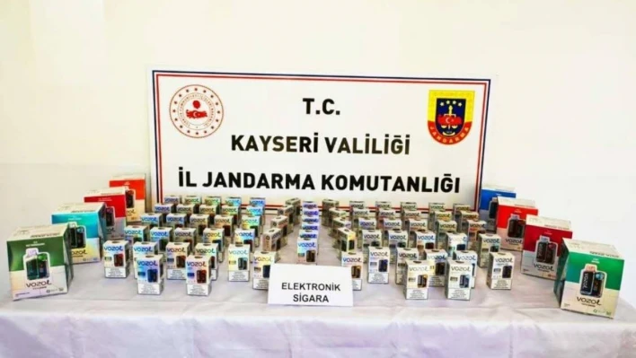 Kayseri'de Elektronik Sigara Operasyonu