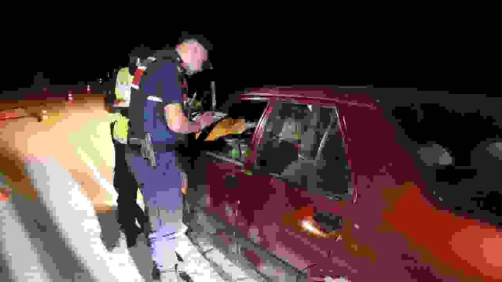 Jandarma 2 alkollü sürücüye işlem yaptı