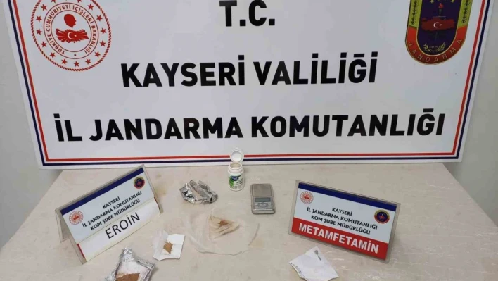 Kayseri'de uyuşturucu operasyonu: 1 gözaltı