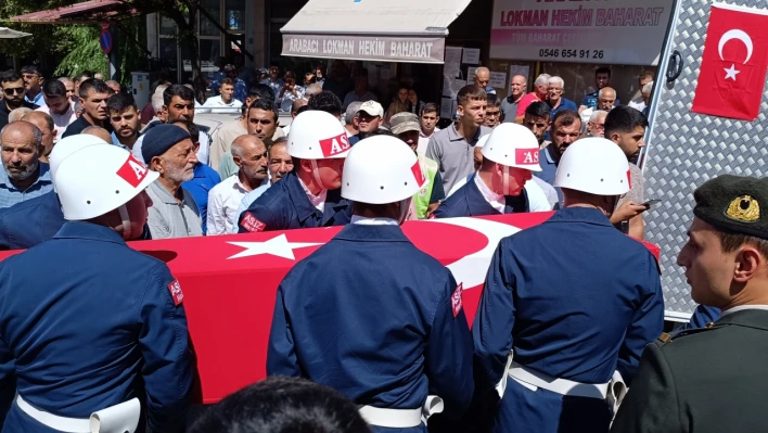 Kahramanmaraş'ta Hayatını Kaybeden Asker Kayseri'de Defnedildi!