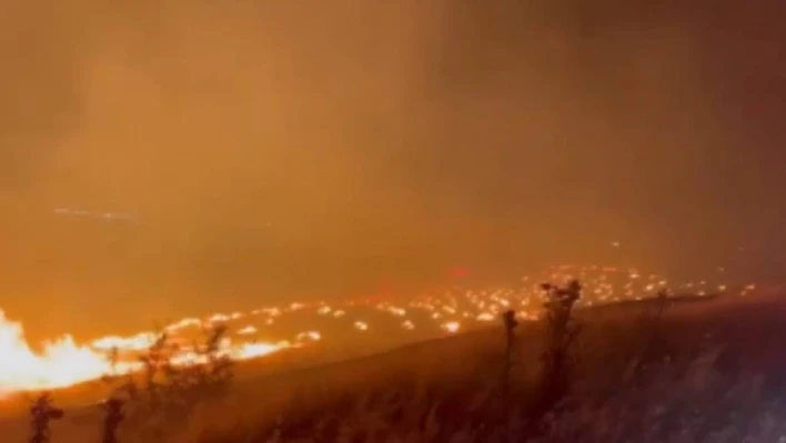 Kahramanmaraş'ta Anız Yangını Kontrol Altına Alındı