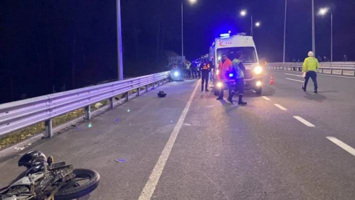 Kahramanmaraş'ta motosiklet sürücüsü hayatını kaybetti