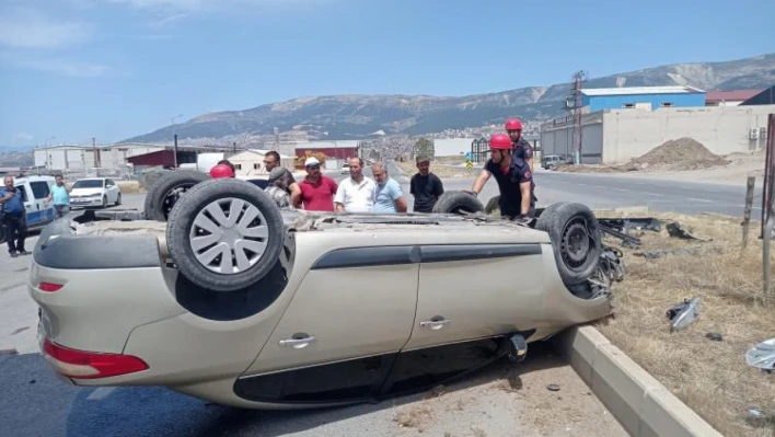 Kahramanmaraş'ta  trafik kazası meydana geldi!