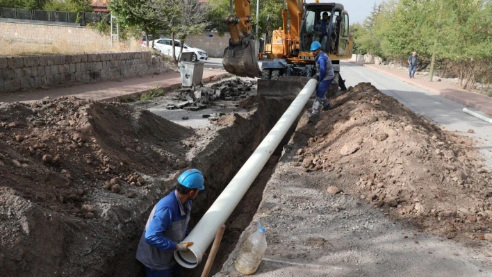 KASKİ, Reşadiye'de içme suyu hatlarını yeniliyor