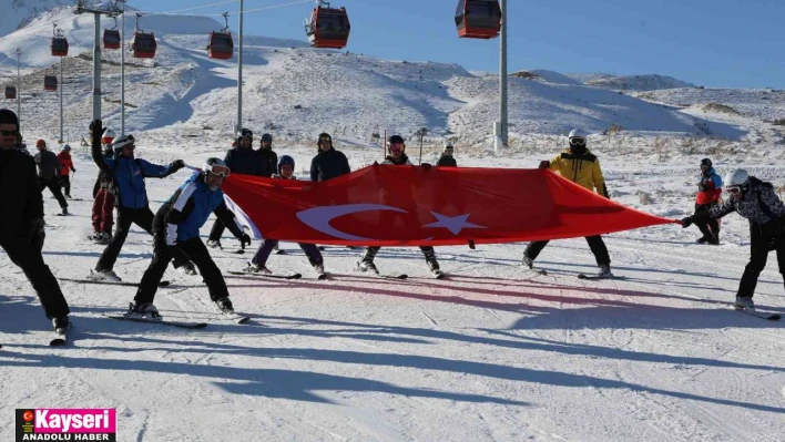 Kayak sezonunu açan Erciyes'e davet