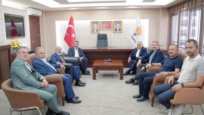 Kayseri Belediye Başkanları, toplu ziyarette bulundu